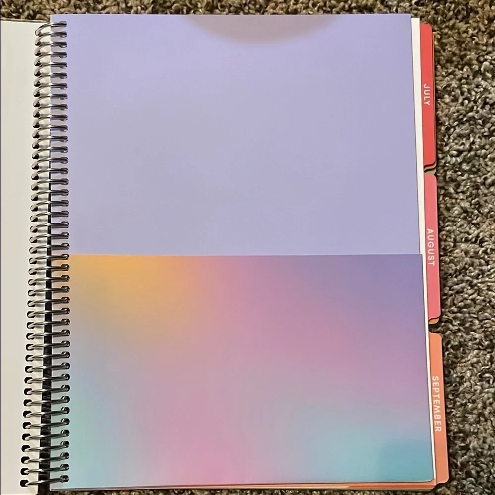 Rainbow Teacher Lesson Planning Calendar
